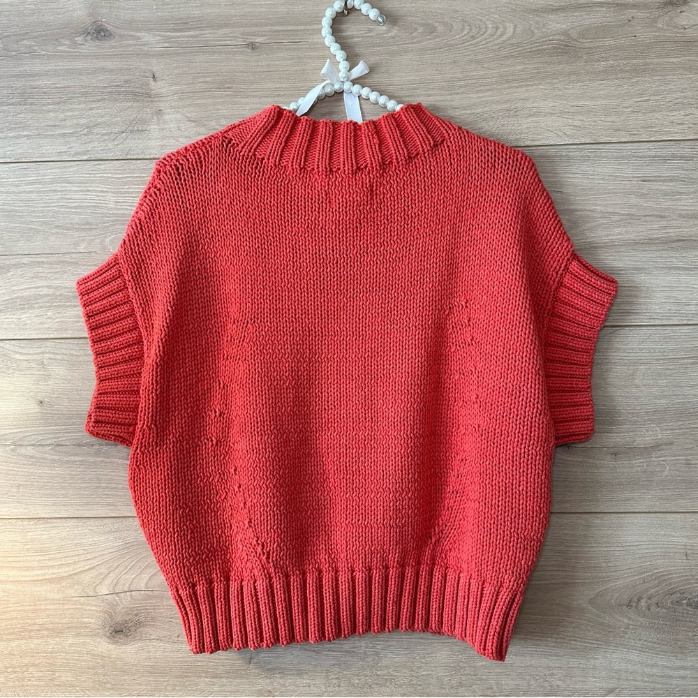 Anthropologie Sweater with White Heart - Picture 3 of 8